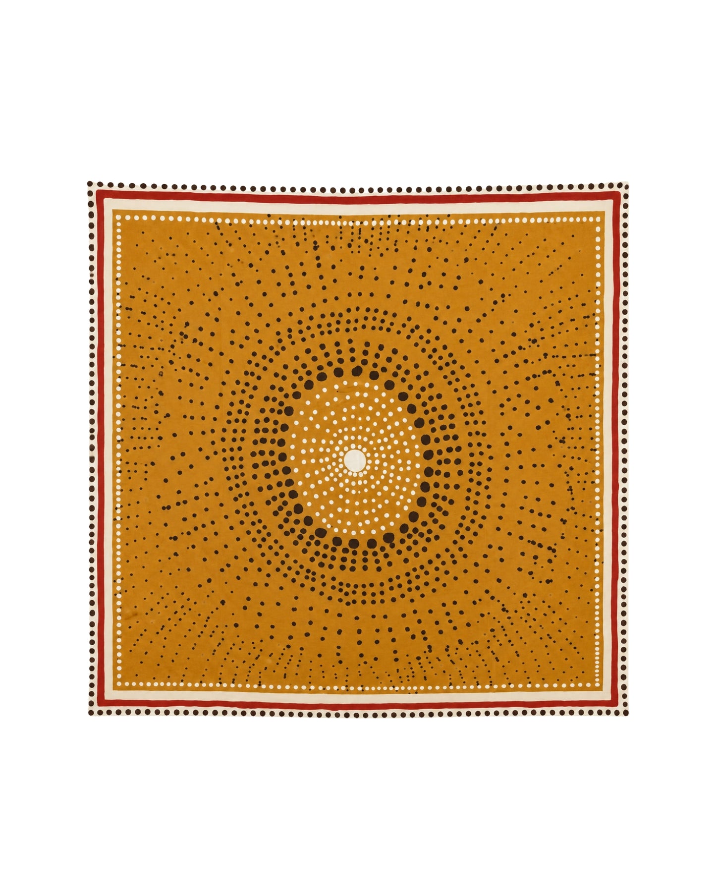 MUSTARD POLKA DOT PAREO