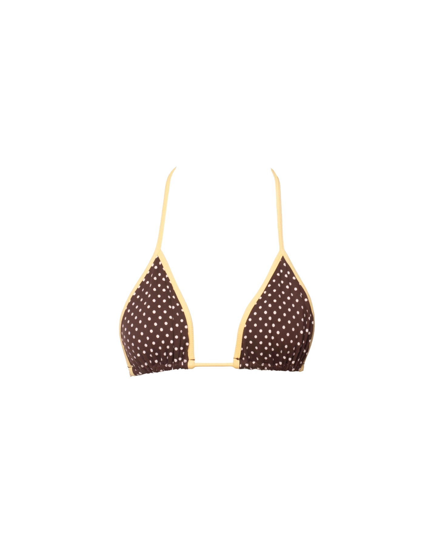 TOP MARRON LUNARES BIES AMARILLO