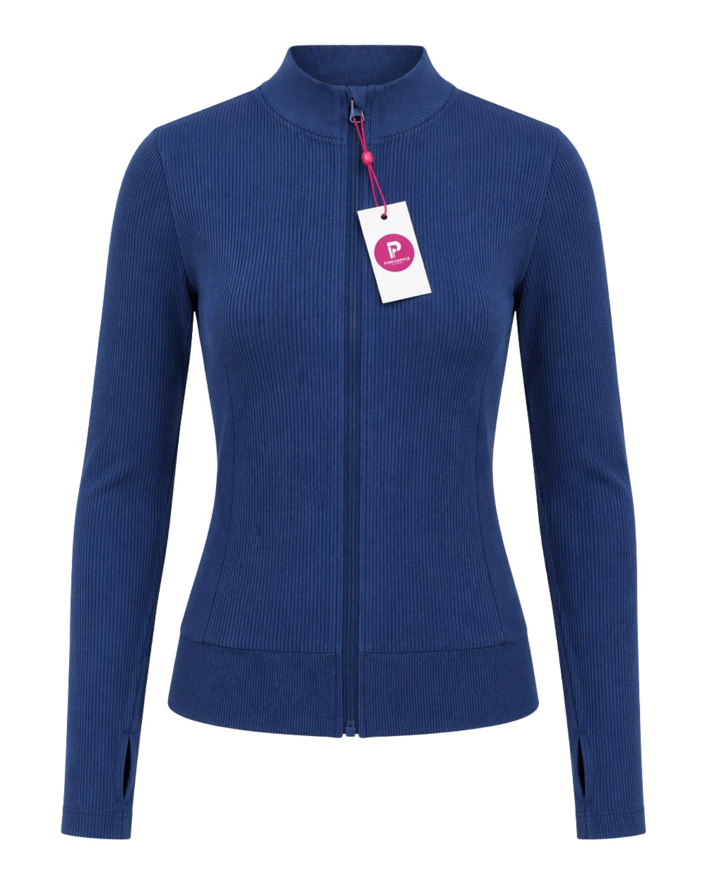 TEXTURIZED JACKET BLUE