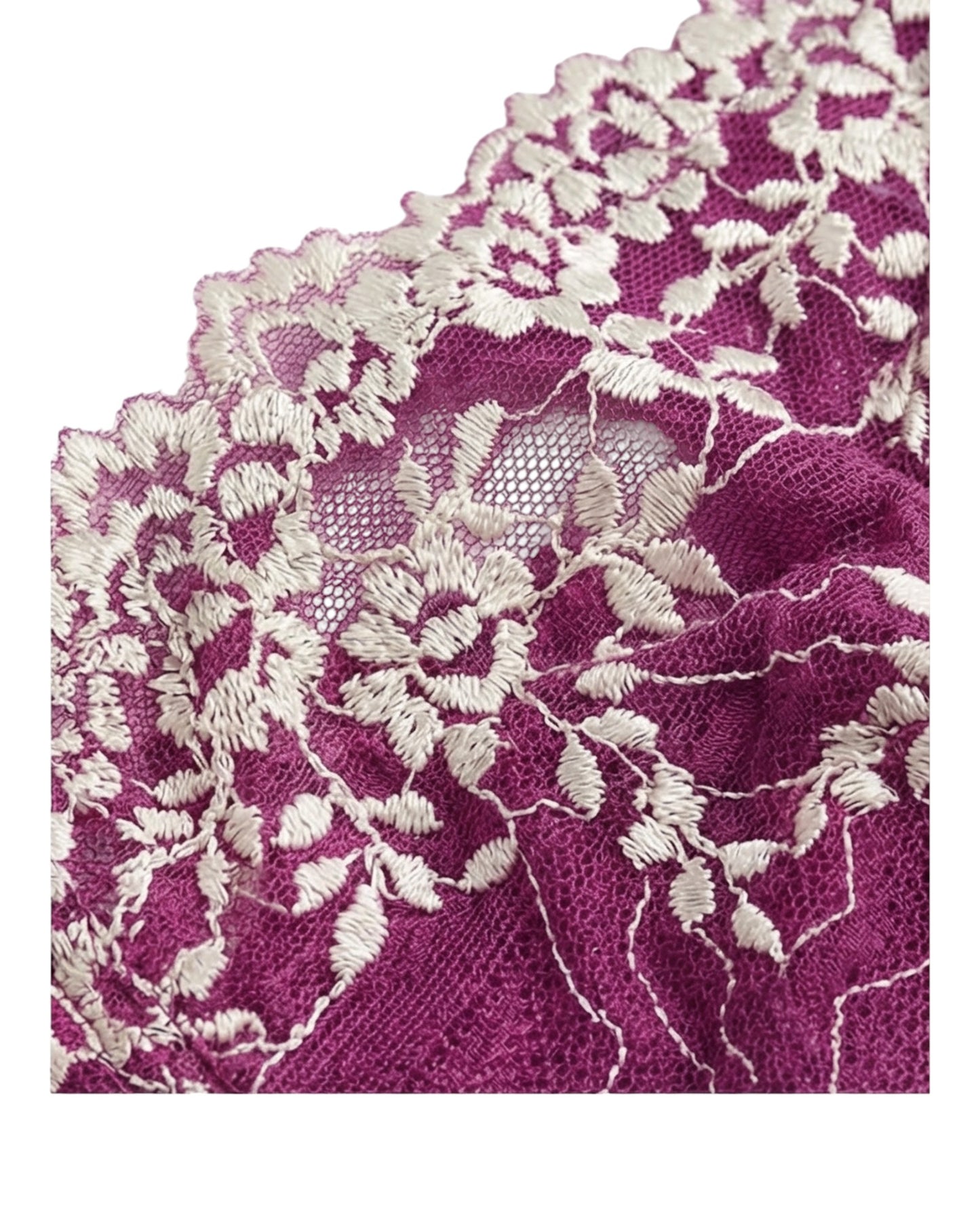 GABRIELA MAGENTA AND WHITE TOP