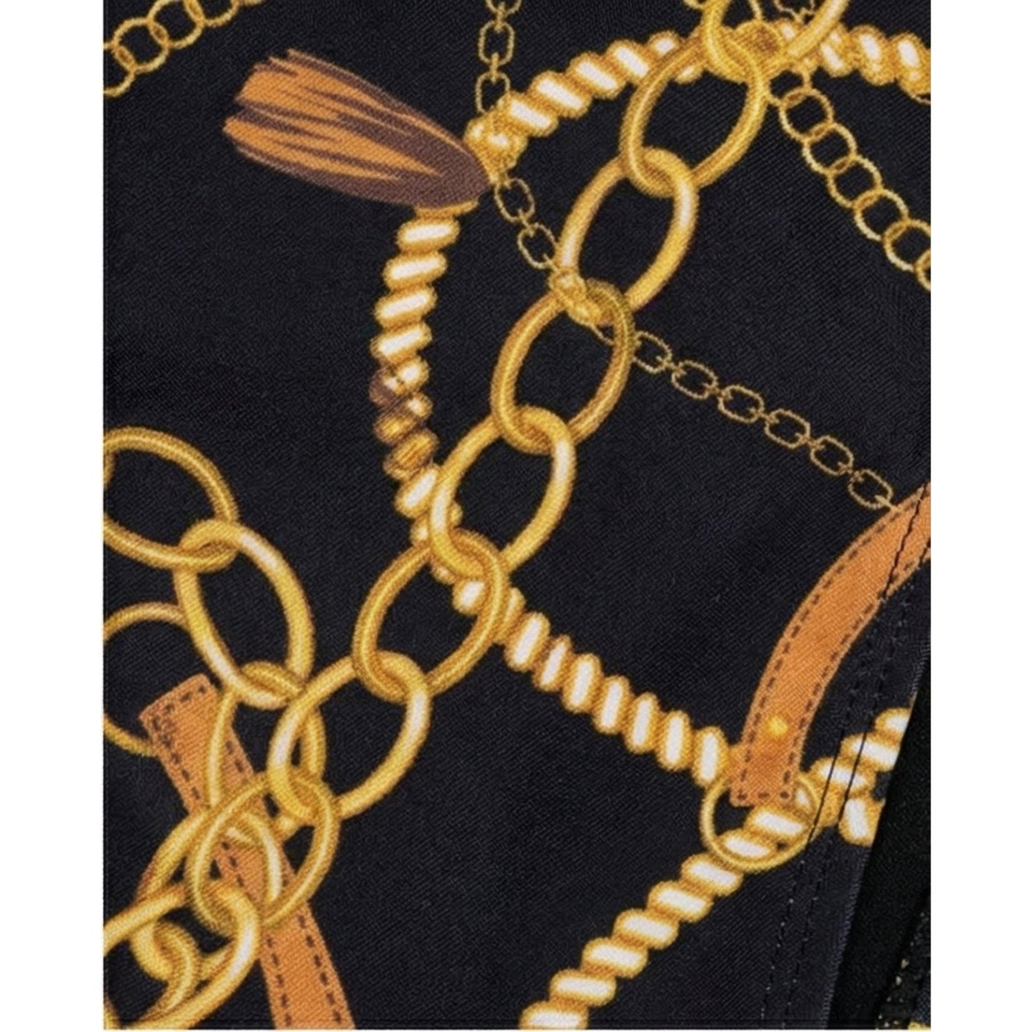 CHAIN PRINT SASH %