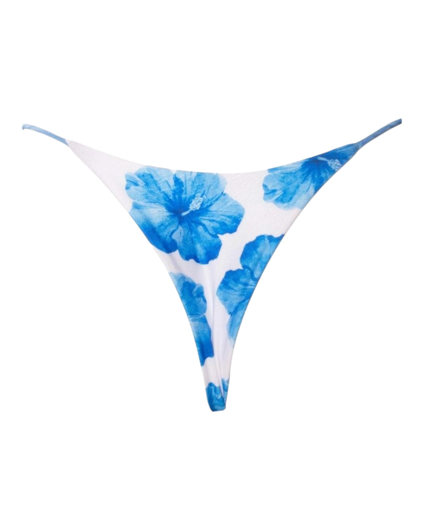 HIBISCUS TIE SIDE THONG