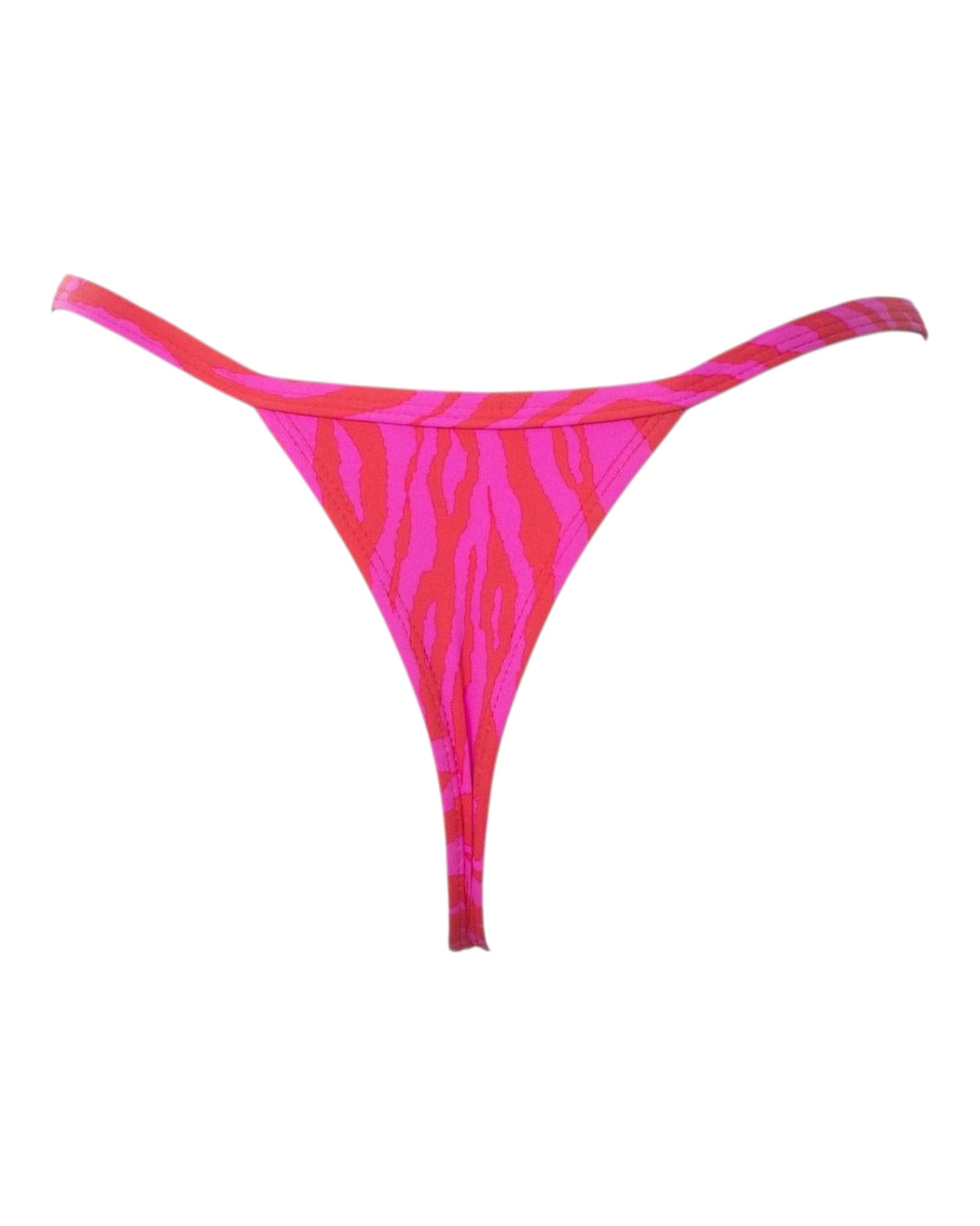 PINK ZEBRA MINI THONG