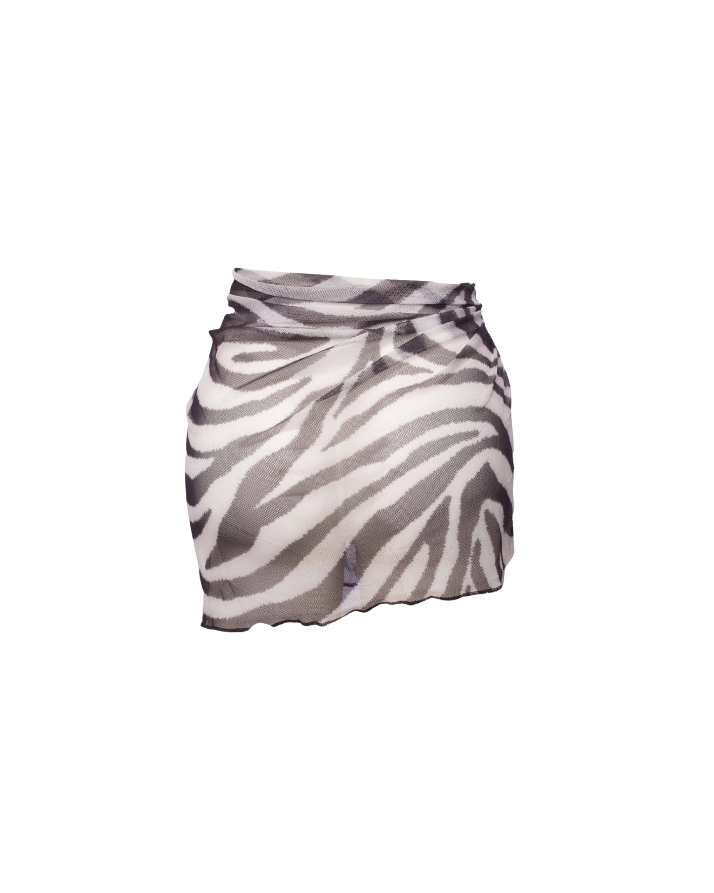 ZEBRA TULLE SKIRT