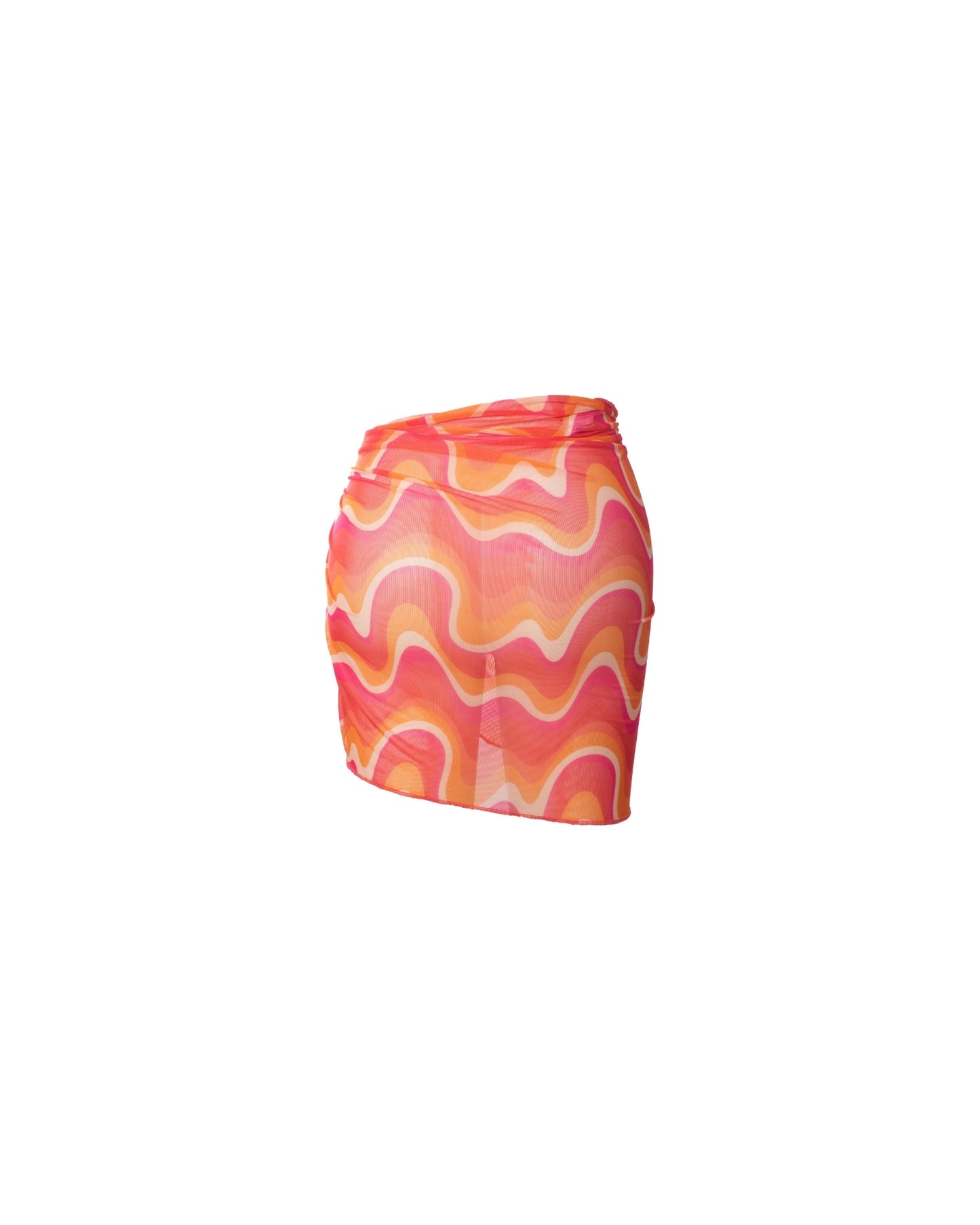 FALDA TUL WAVE NARANJA