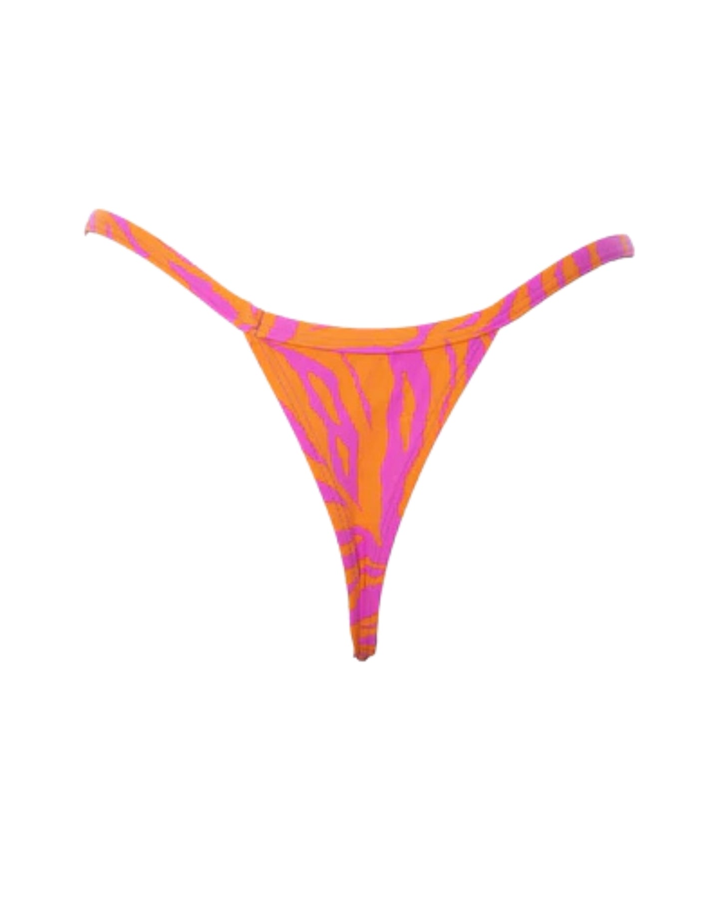 TANGA REGULABLE CEBRA NARANJA