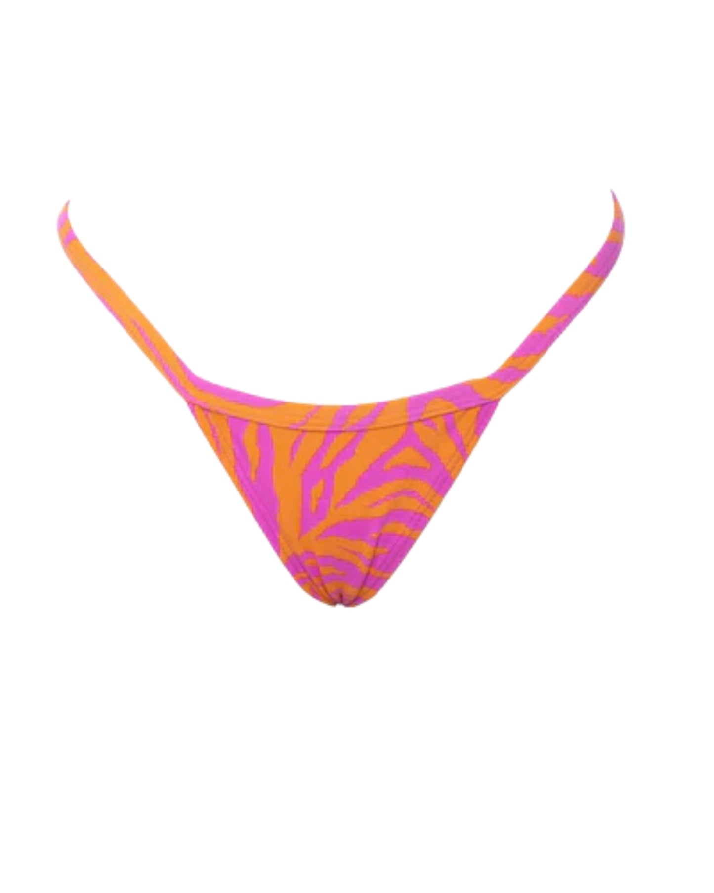 TANGA REGULABLE CEBRA NARANJA
