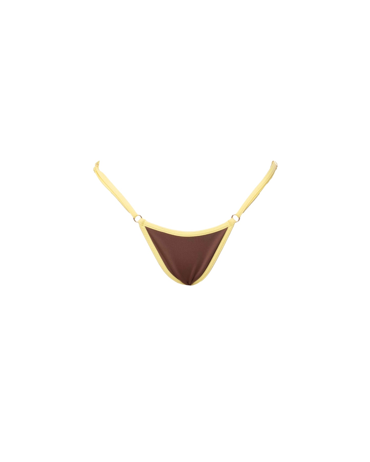 TANGA REGULABLE MARRON BIES AMARILLO