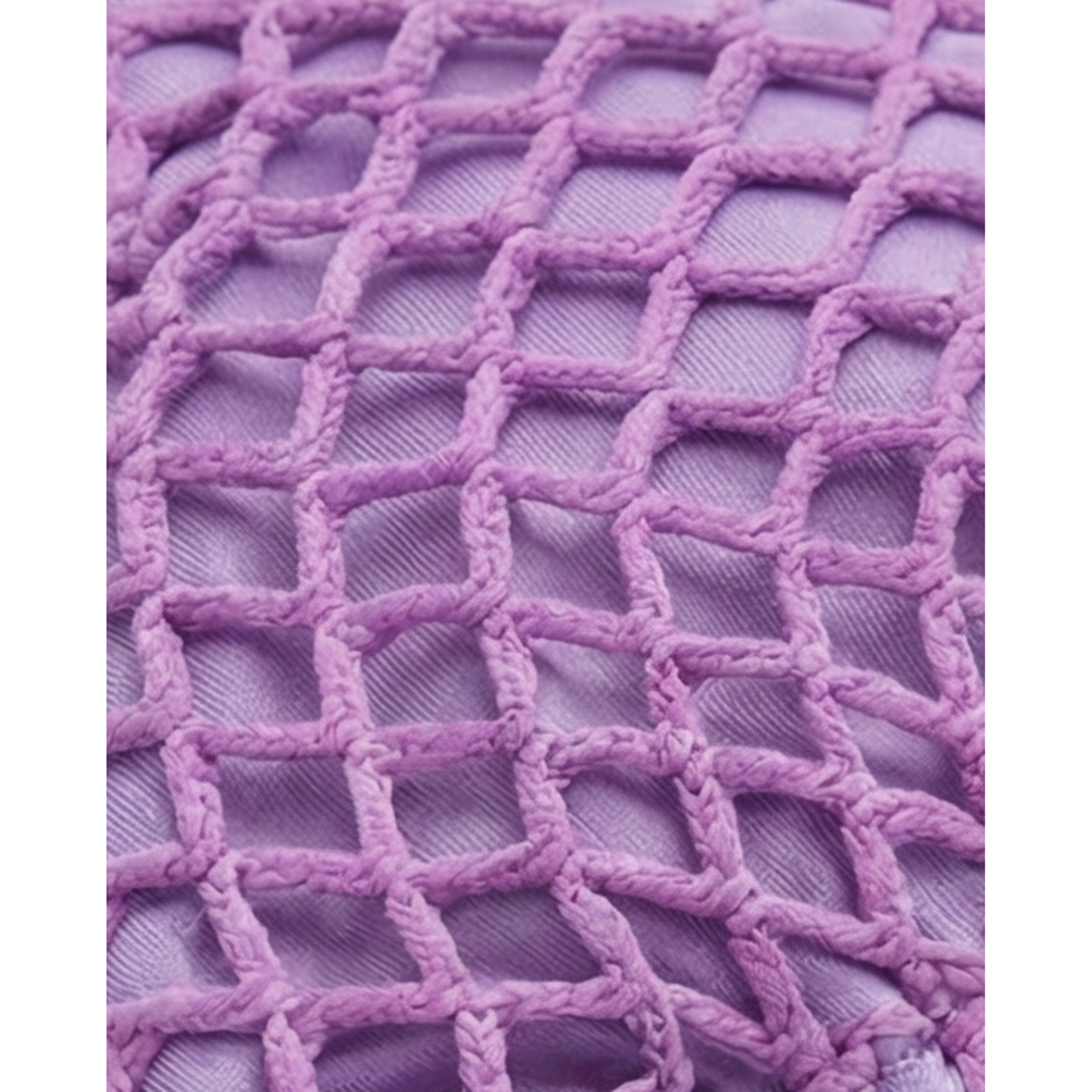 LILAC MESH TIE SIDE THONG
