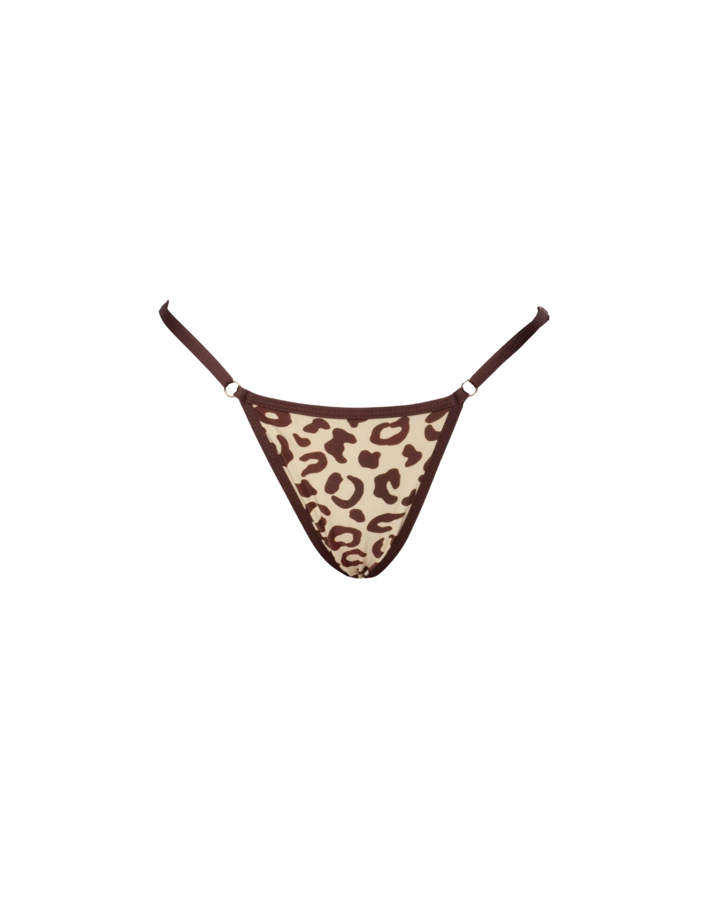 TANGA REGULABLE LEOPARDO AMARILLO