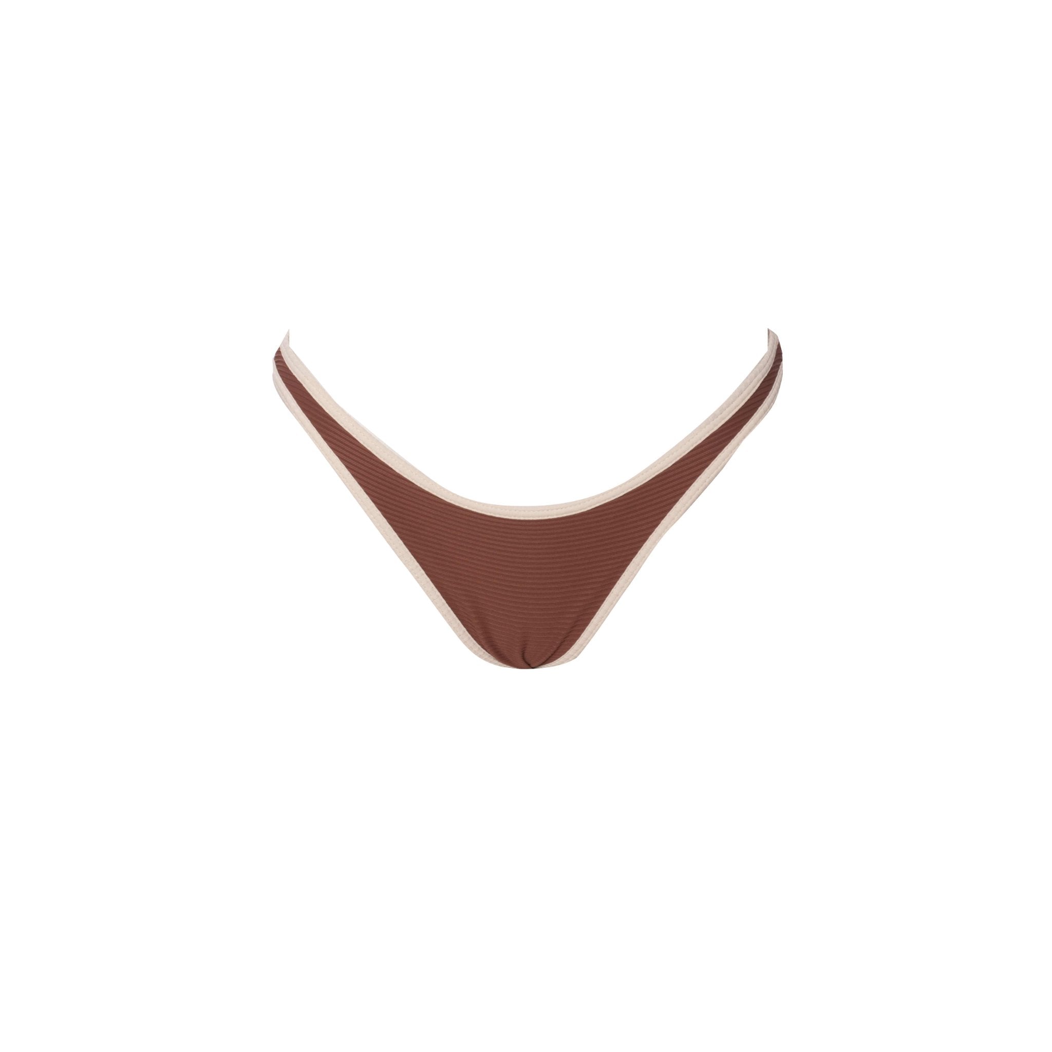 DELTA WING TEXT. BROWN OFF-WHITE