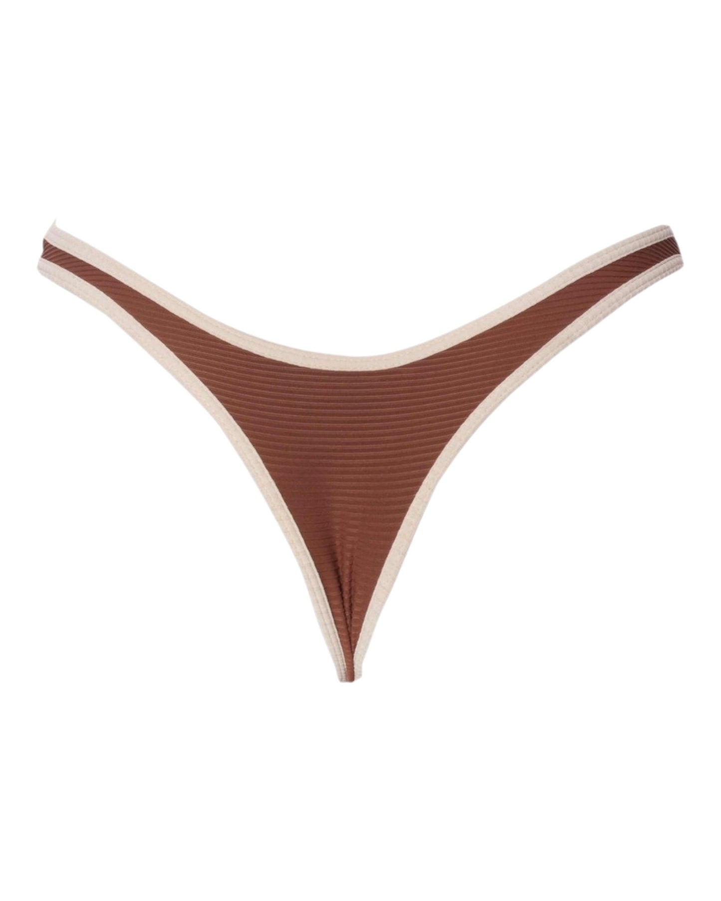 ASA DELTA TEXT. MARRON OFF WHITE