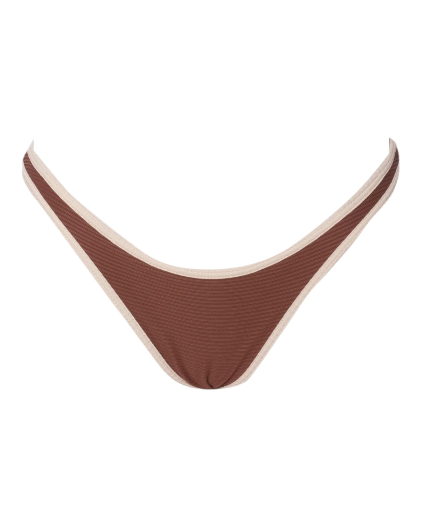 ASA DELTA TEXT. MARRON OFF WHITE