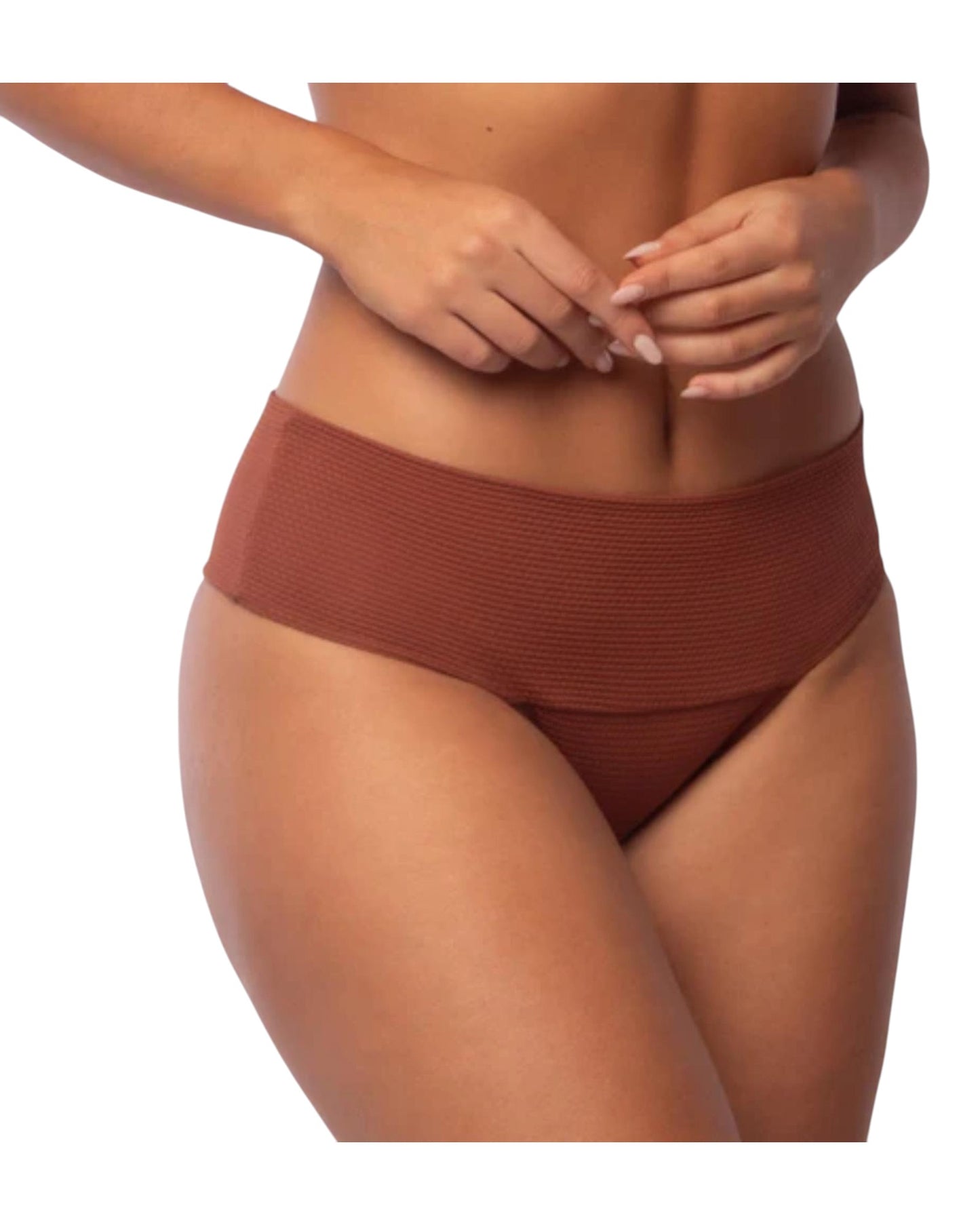 BROWN HONEYCOMB GIRDLE
