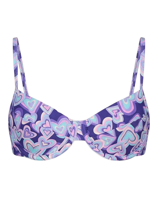 TOP ARO CORAZON VIOLETA %