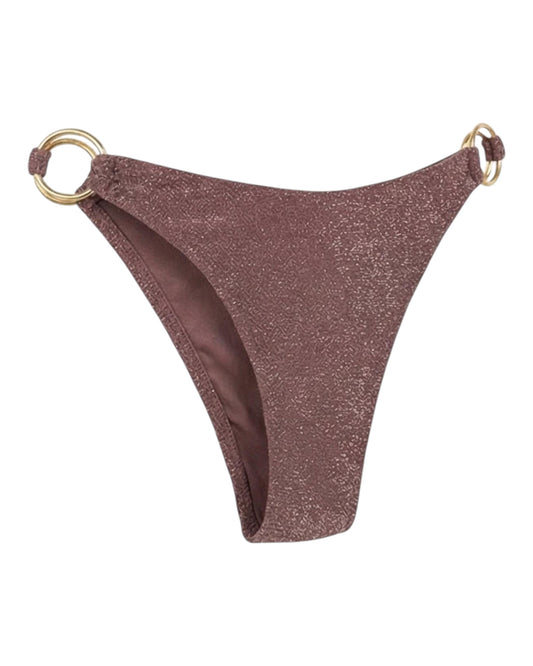 BRAZILIAN LUREX RING BROWN %