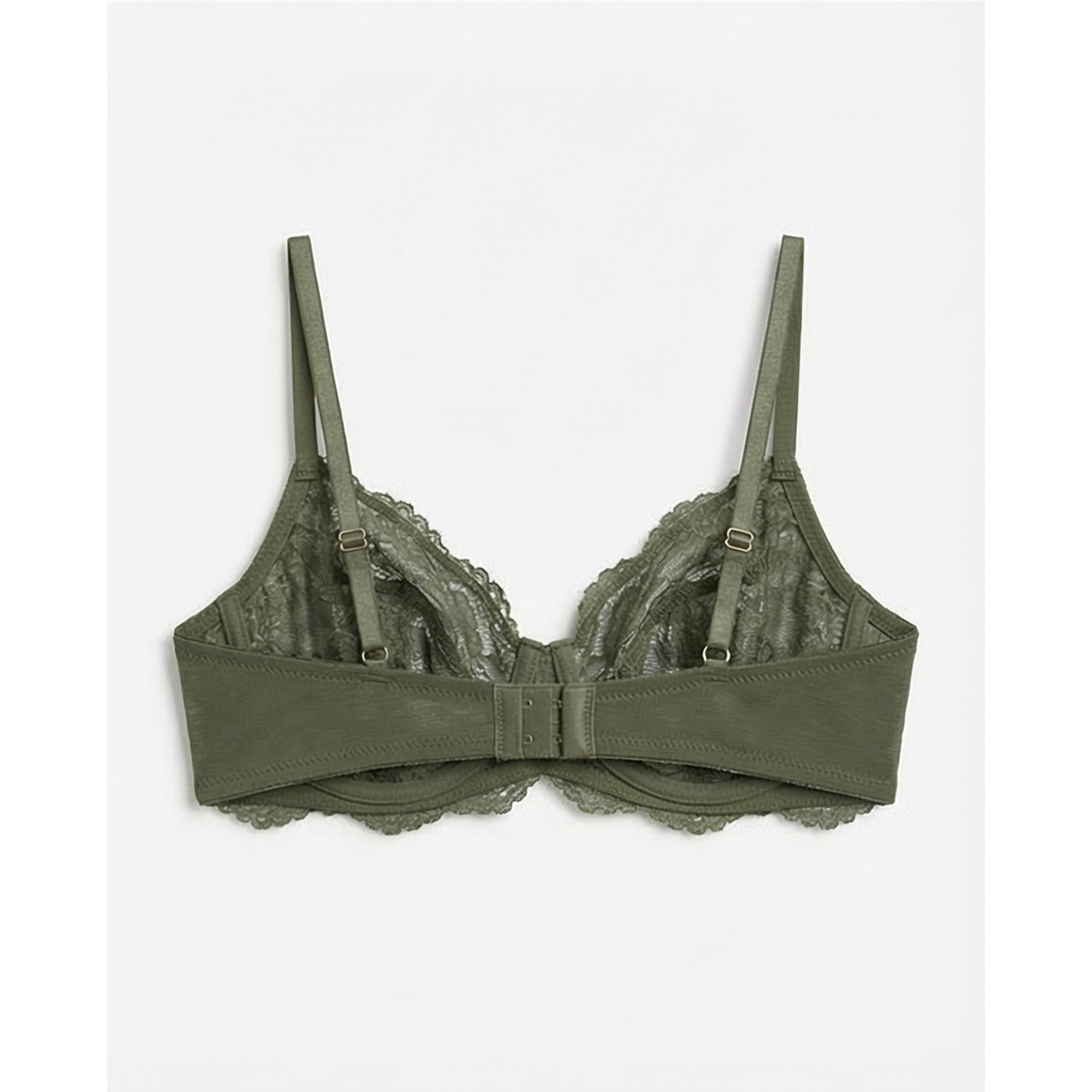 MILITARY LINGERIE CROP TOP