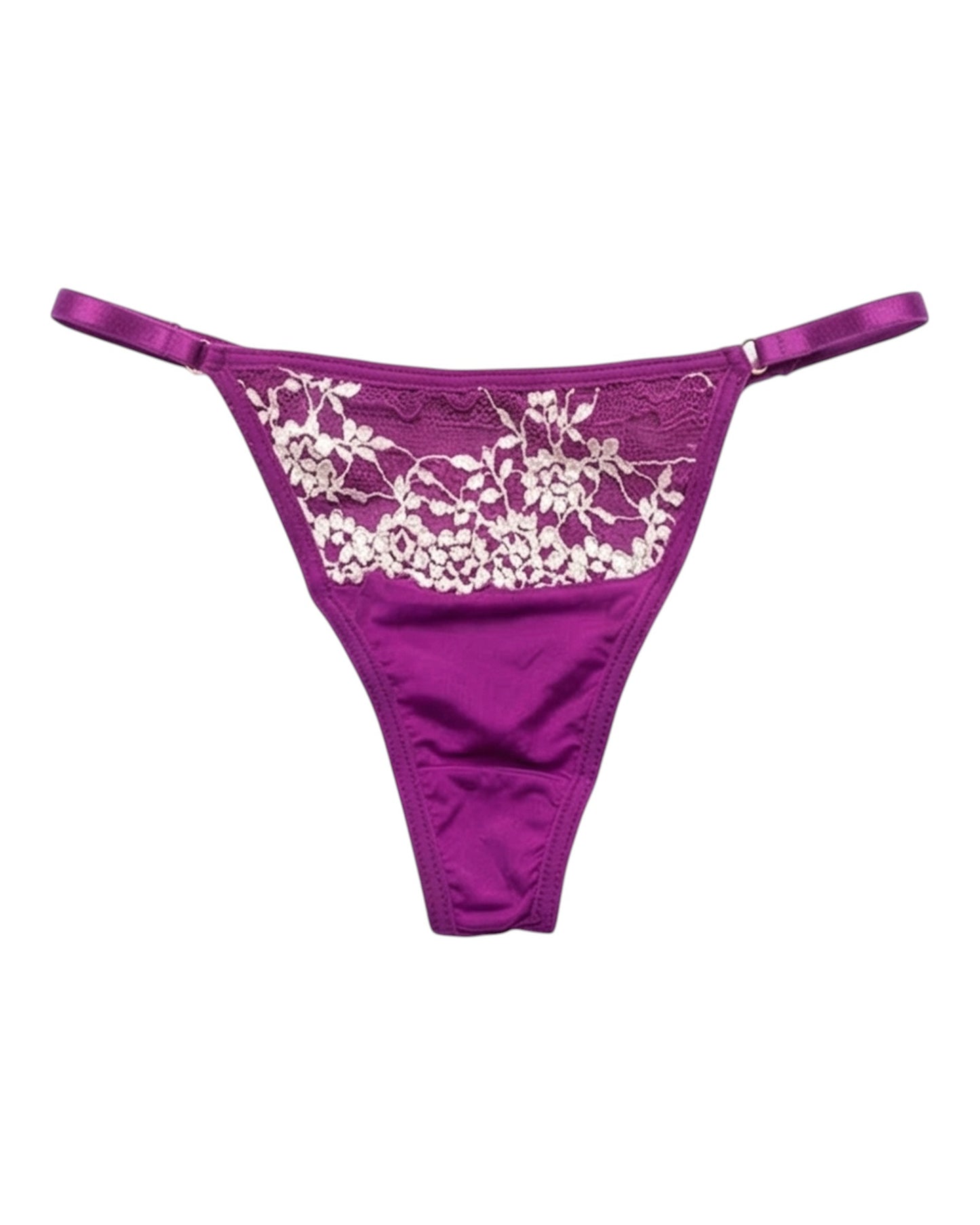 GABRIELA MAGENTA AND WHITE REG THONG