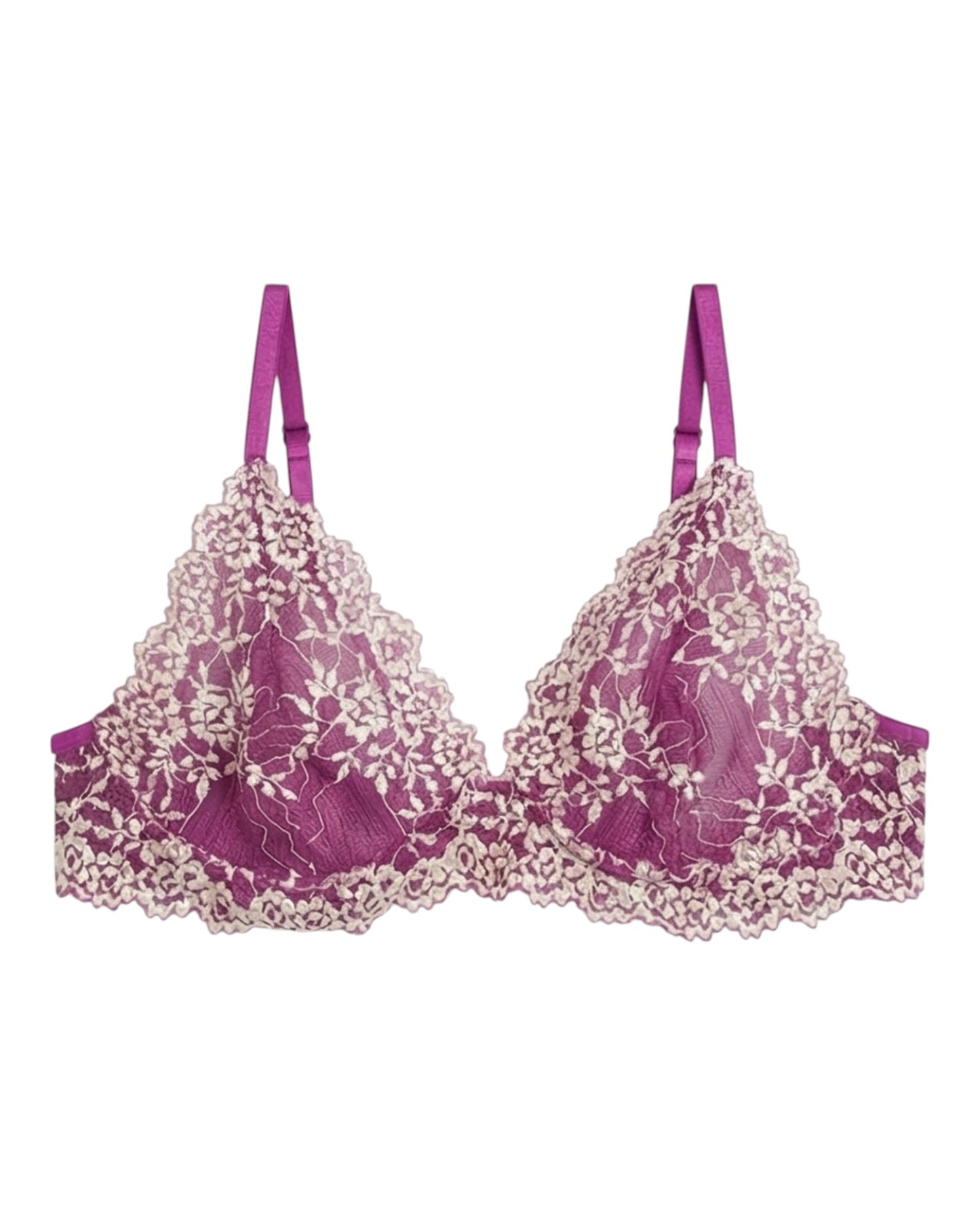GABRIELA MAGENTA AND WHITE TOP