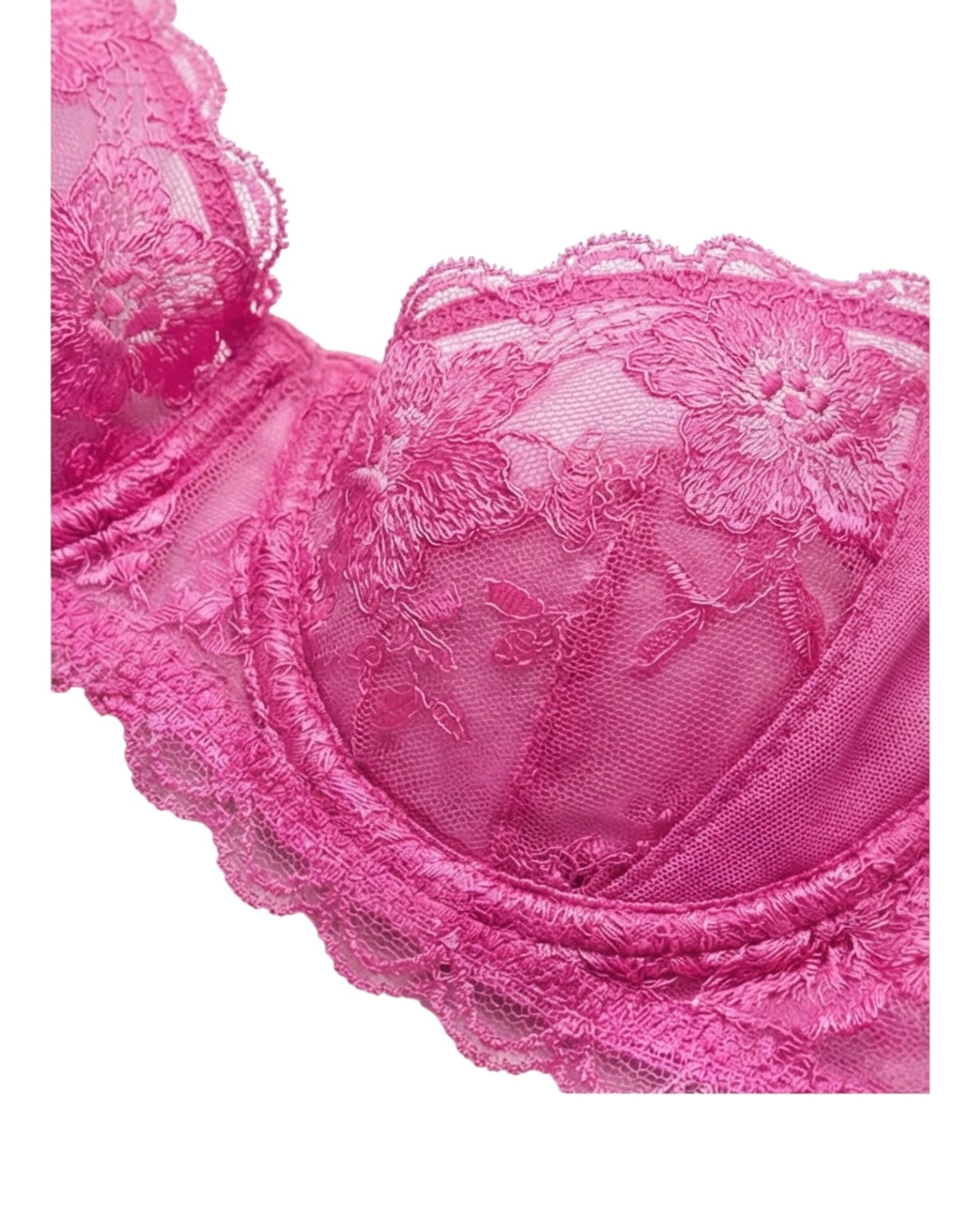 TOP ARO LENCERIA FUCSIA