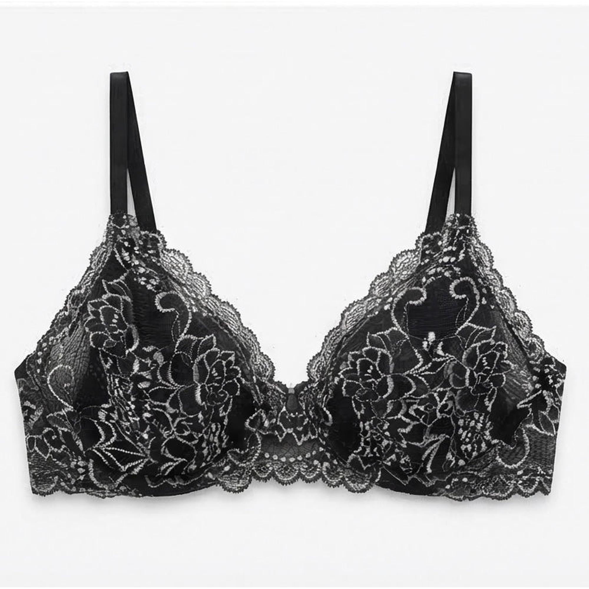 GABRIELA BLACK AND SILVER TOP