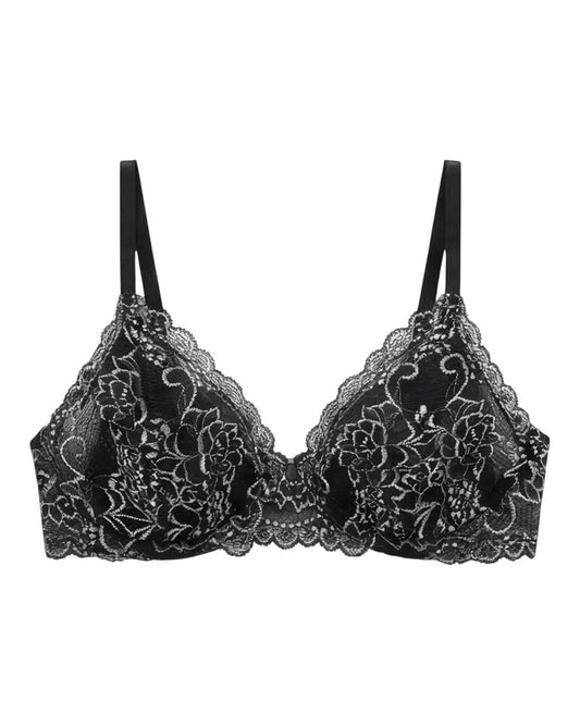 TOP GABRIELA NEGRO Y PLATEADO