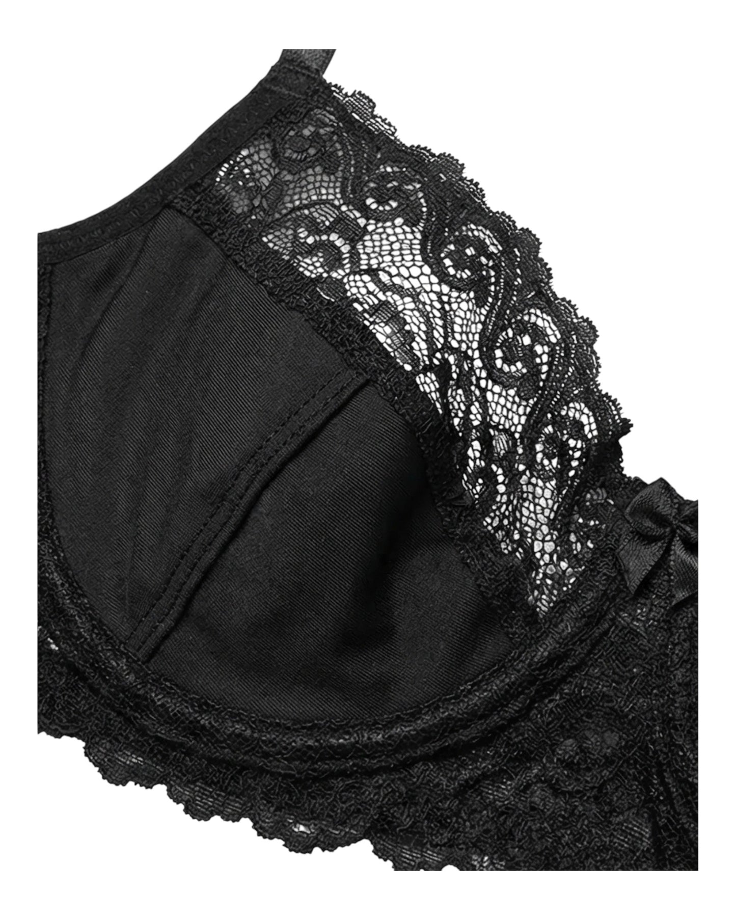 TOP ARO LENCERIA NEGRO