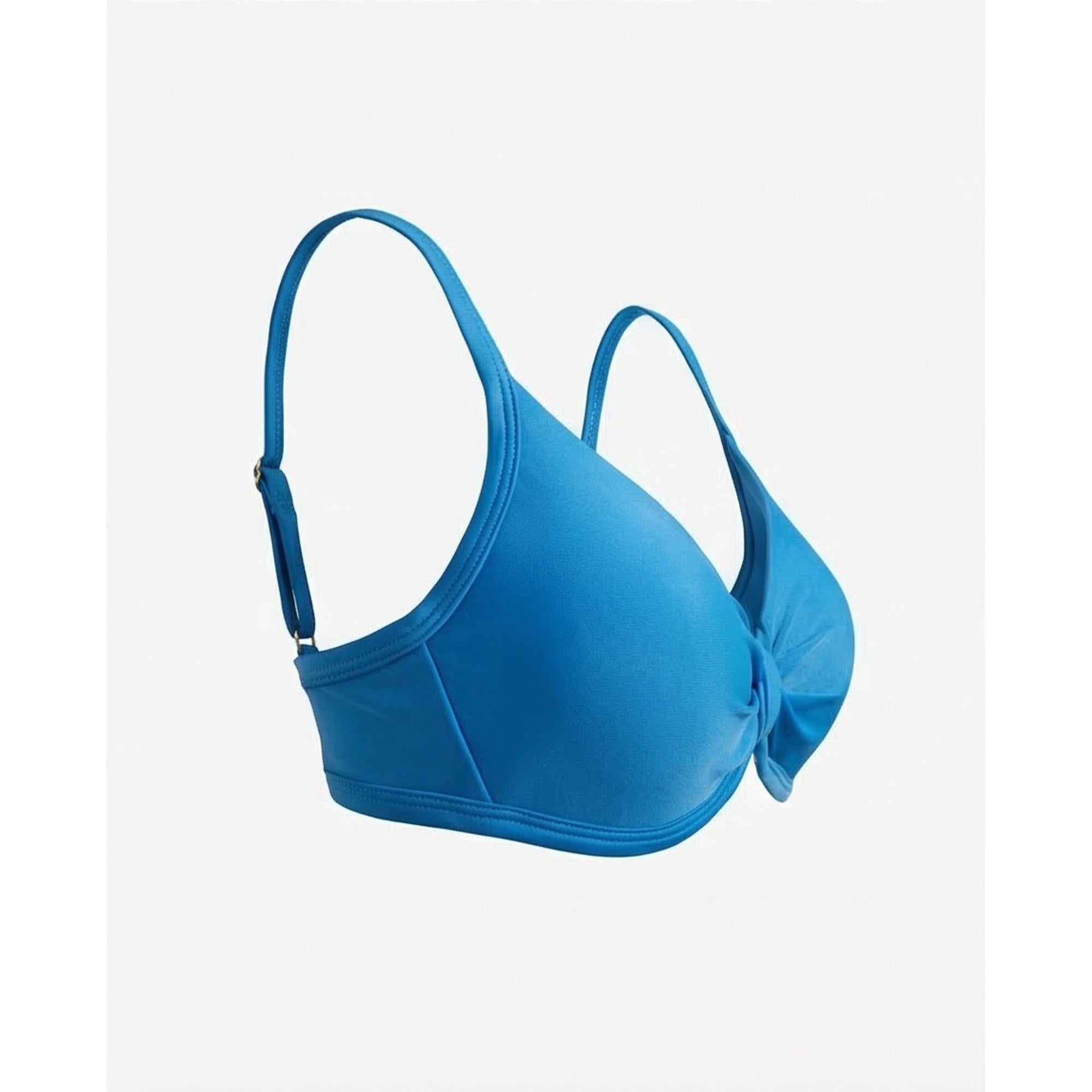 NAVY BLUE BOW FIXED TOP %