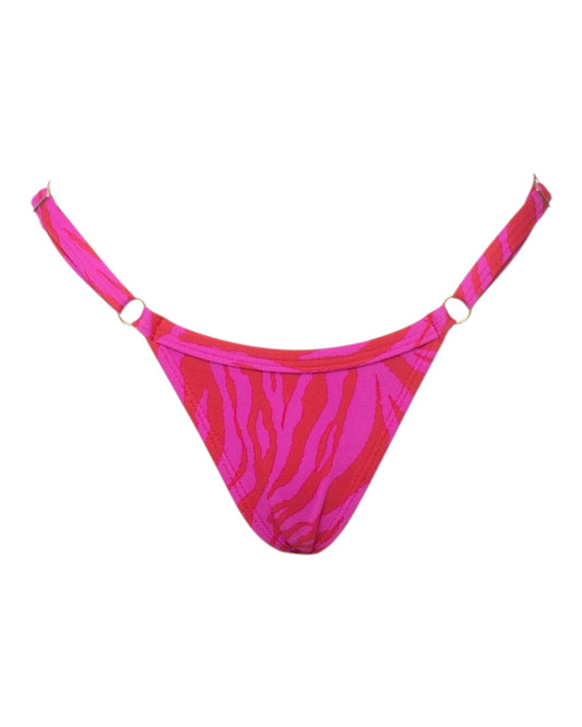 PINK ZEBRA MINI THONG