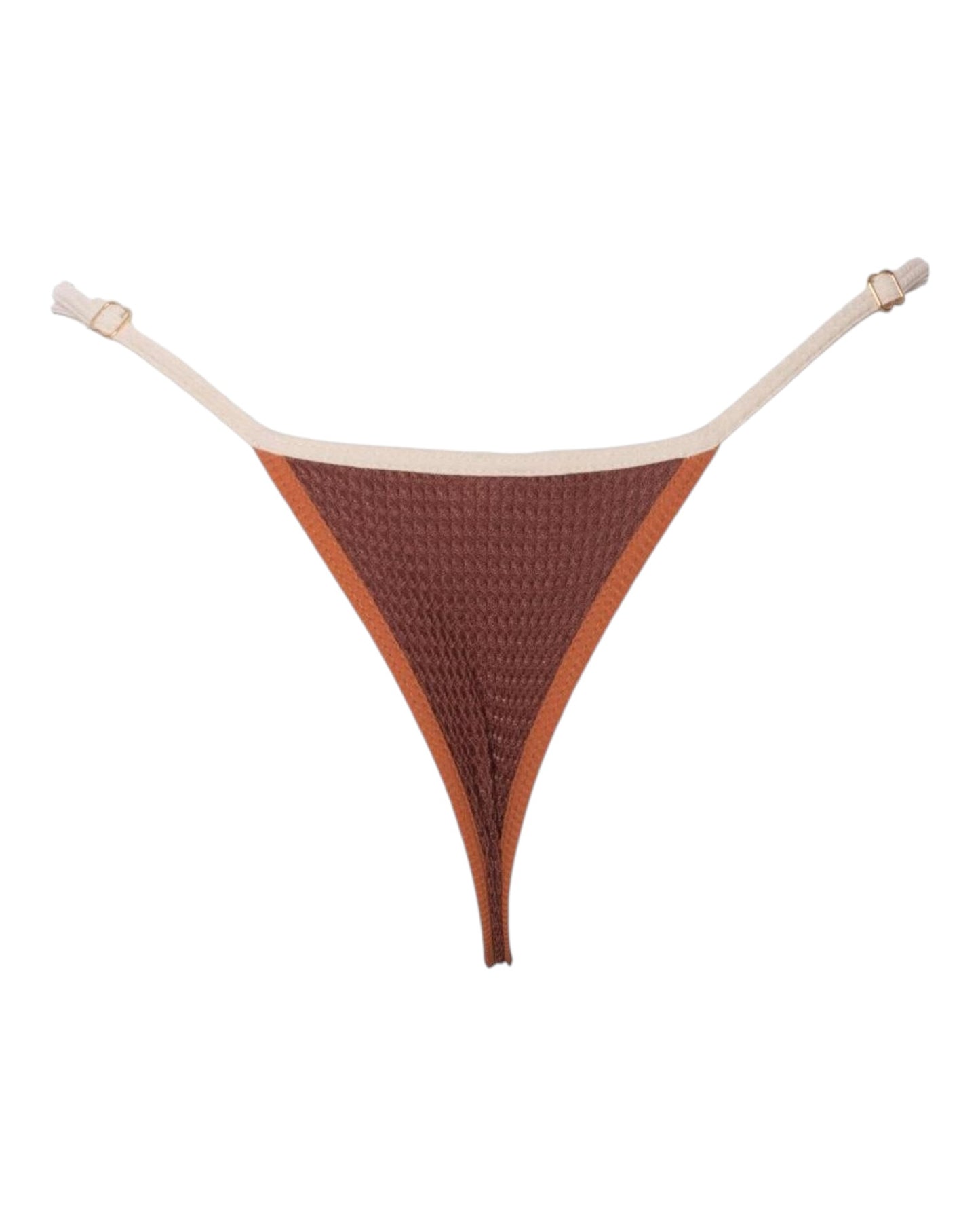 CARAMEL BROWN MINI THONG