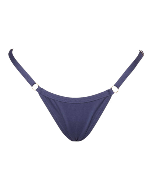 NAVY BLUE ADJUSTABLE MINI THONG