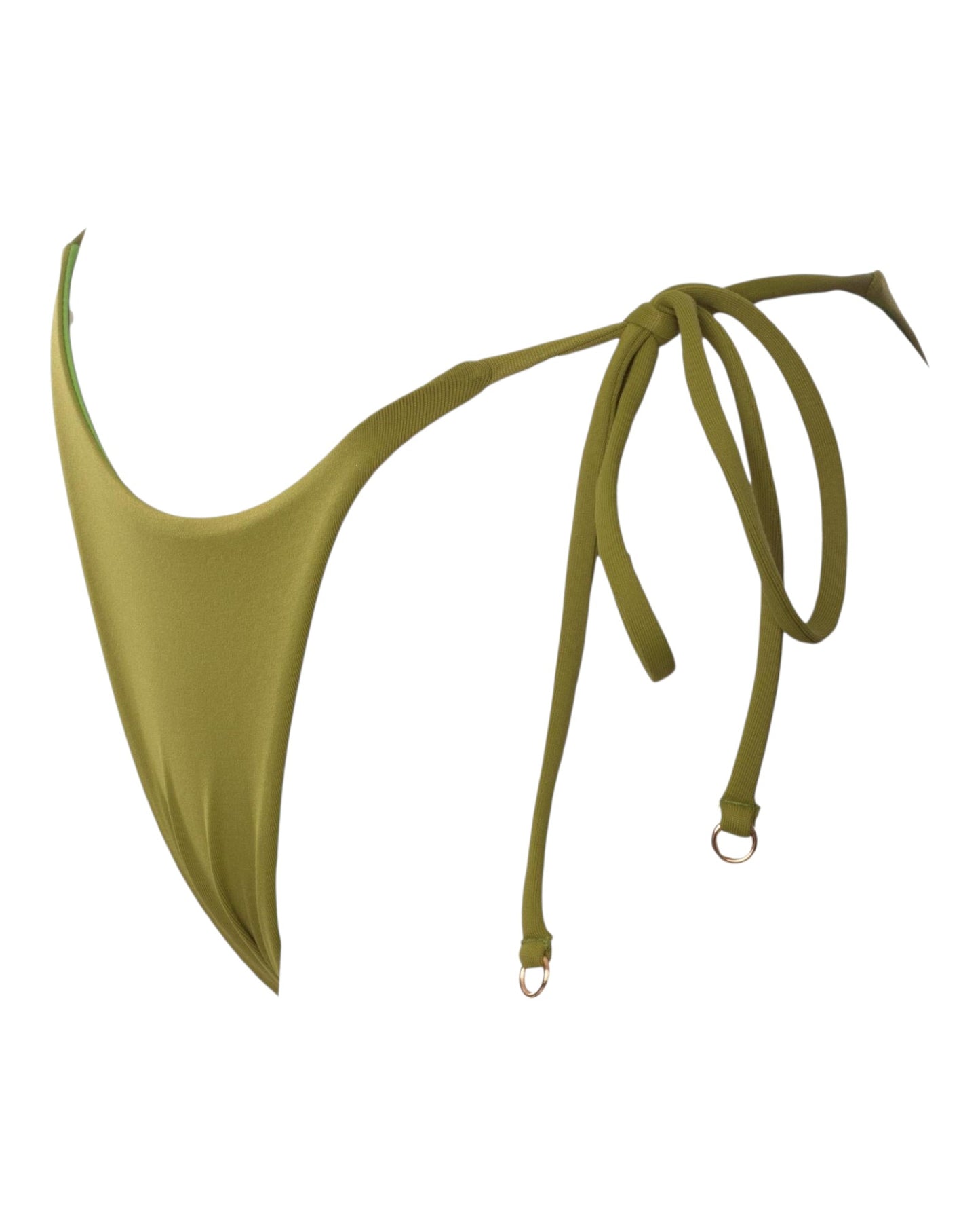 APPLE GREEN TIE-SIDE THONG