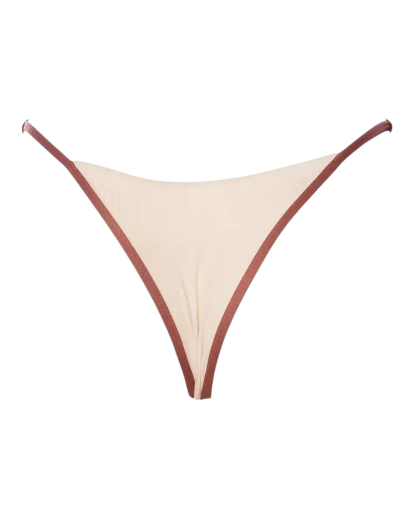 OFF-WHITE CAPPUCCINO TIE-SIDE THONG