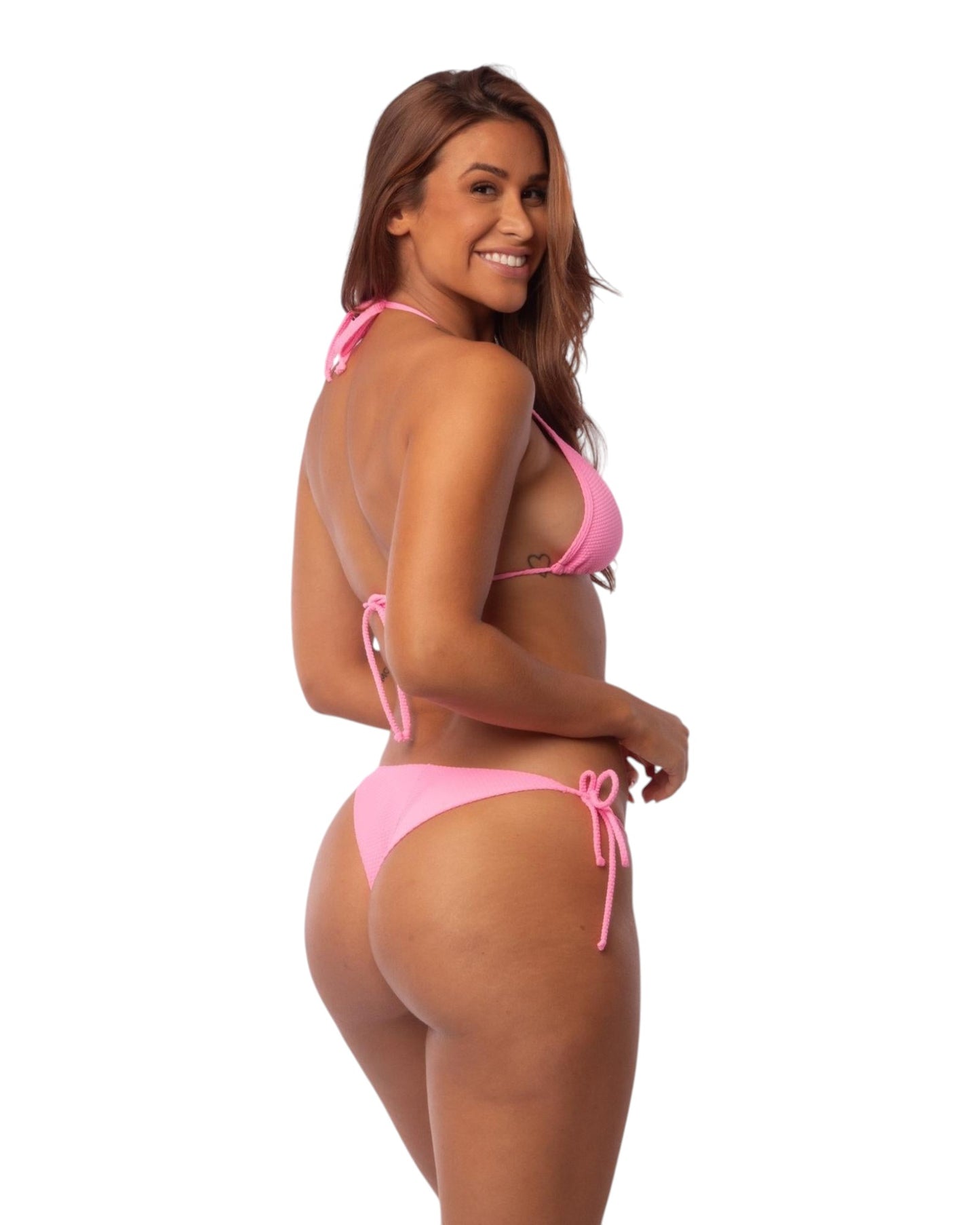 BABY PINK TIE-SIDE THONG