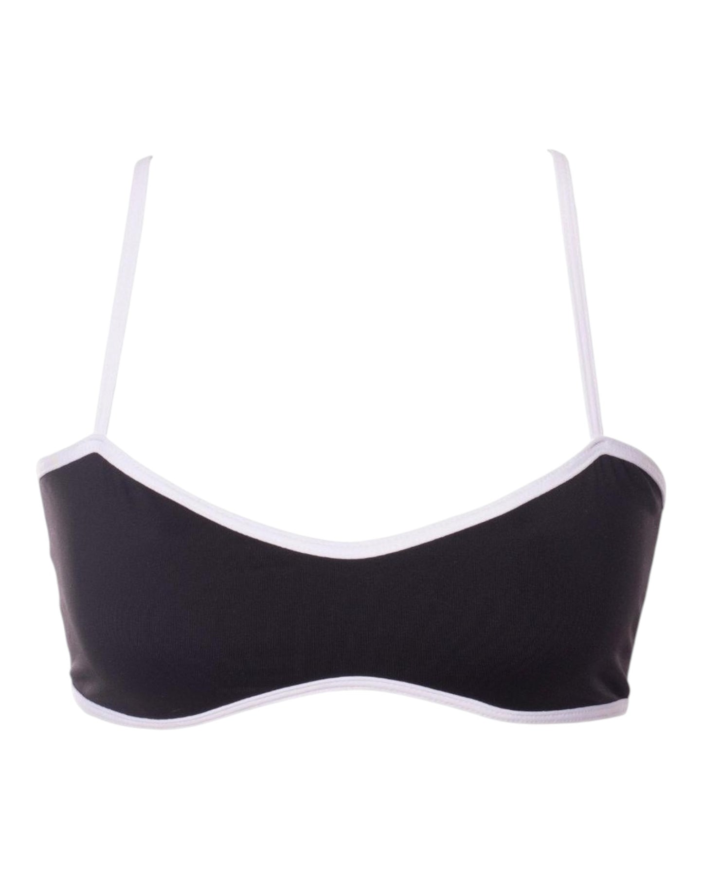 BLACK & WHITE STRAIGHT TOP
