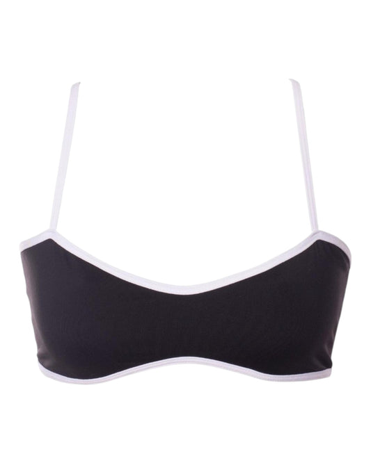 TOP RECTO NEGRO & BLANCO
