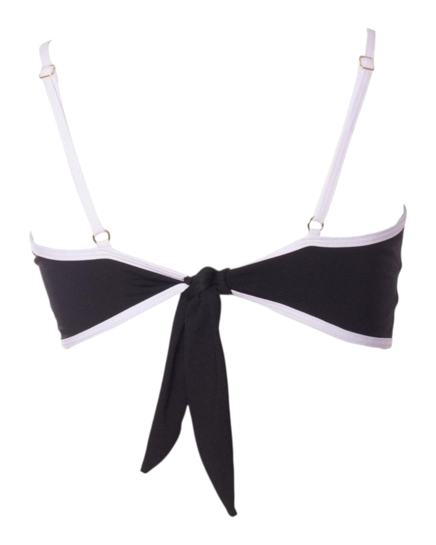 BLACK & WHITE STRAIGHT TOP