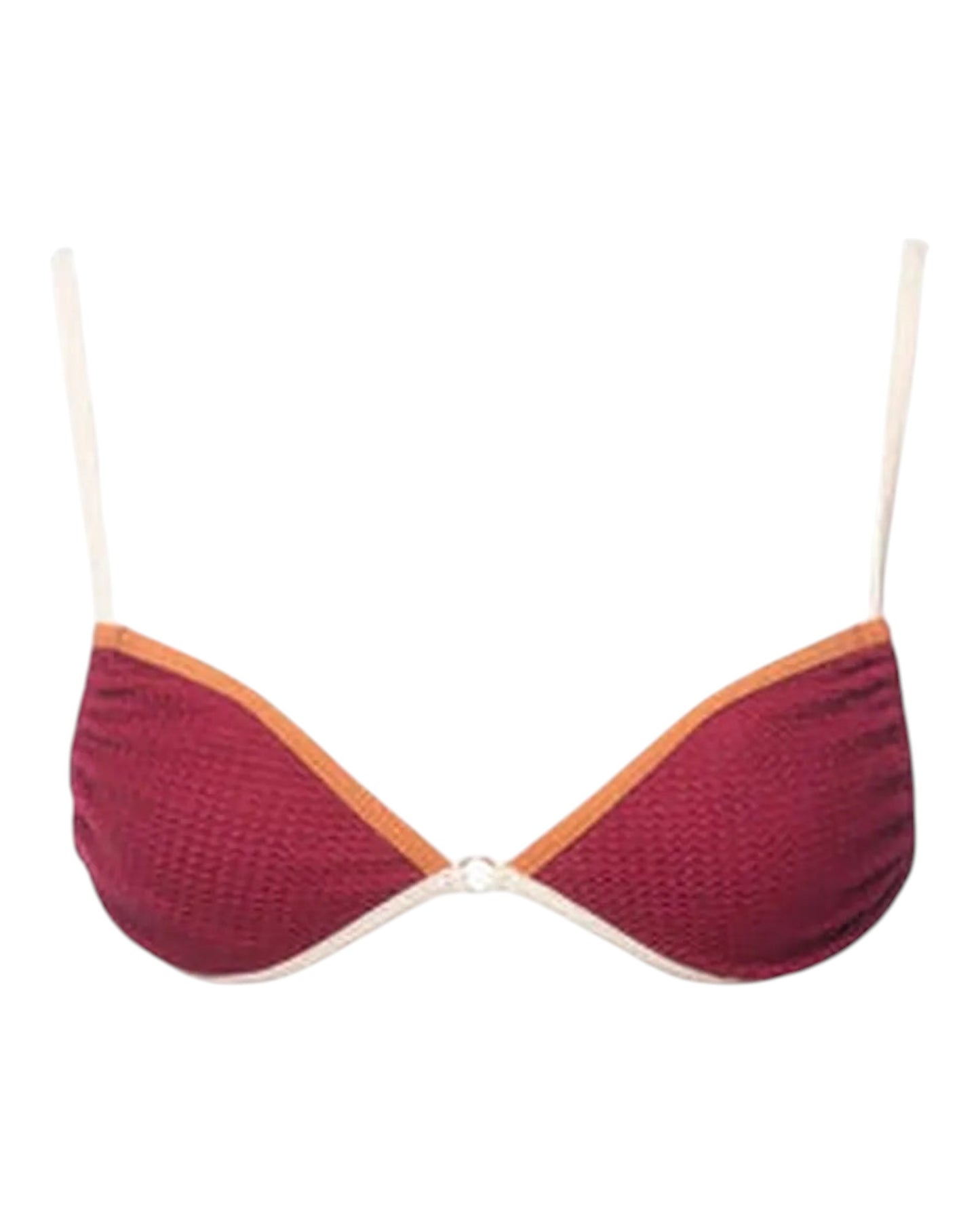 GARTER TOP CARMEL BORDEAUX